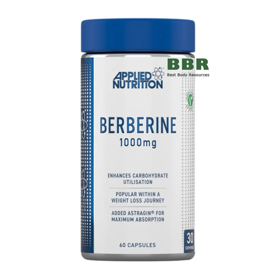 Berberine 1000mg 60 Caps, Applied Nutrition фото
