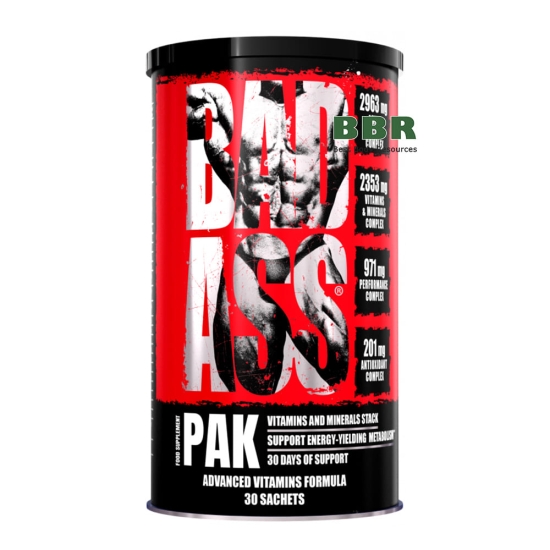 Multivitamin PAK 30 Sachets, BAD ASS фото