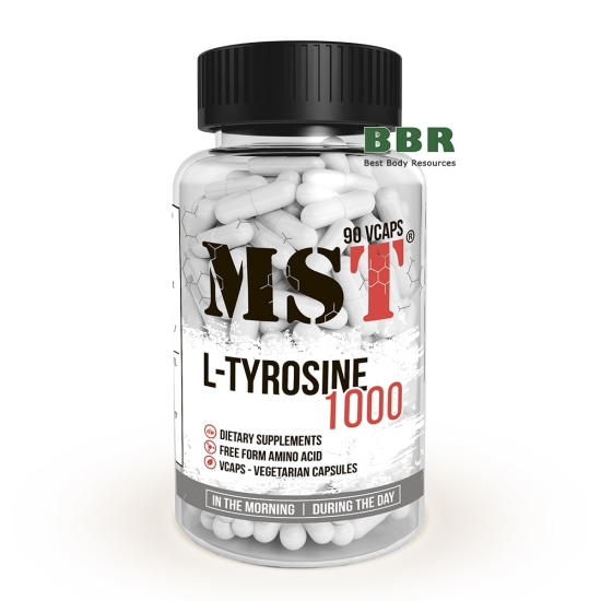 L-Tyrosine 1000 90 Caps, MST картинка L-Tyrosine 1000 90 Caps, MST фото