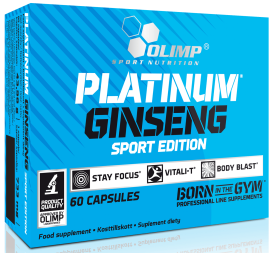 Platinum Ginseng 550 Sport Edition 60 Caps, Olimp фото