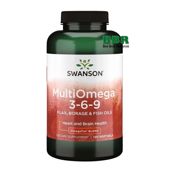 Multi Omega 3-6-9 120 Softgels, Swanson (Softgels) фото