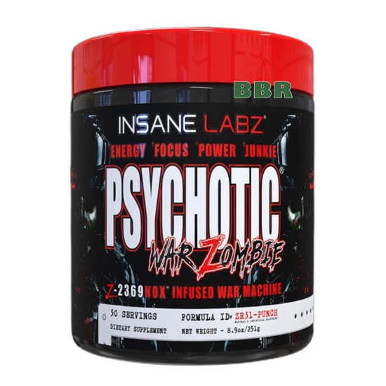 Psychotic War Zombie 30 Servings, Insane Labz фото