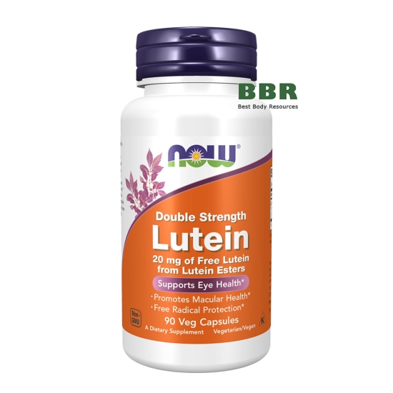 Lutein 20mg 90 Veg Caps, NOW Foods фото