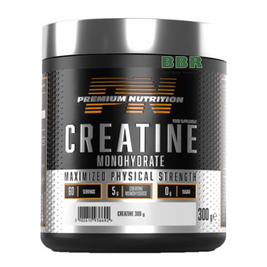 Micronized Creatine Monohydrate 300g, Premium Nutrition фото