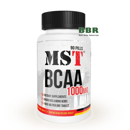 BCAA 1000mg 90 Tabs, MST фото