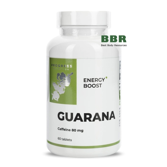 Guarana 200mg 60 Tabs, Progress Nutrition фото