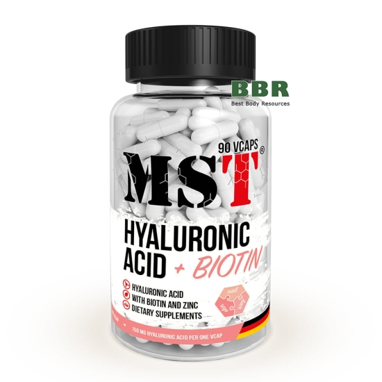 Hyaluronic Acid plus Biotin 90 Caps, MST фото