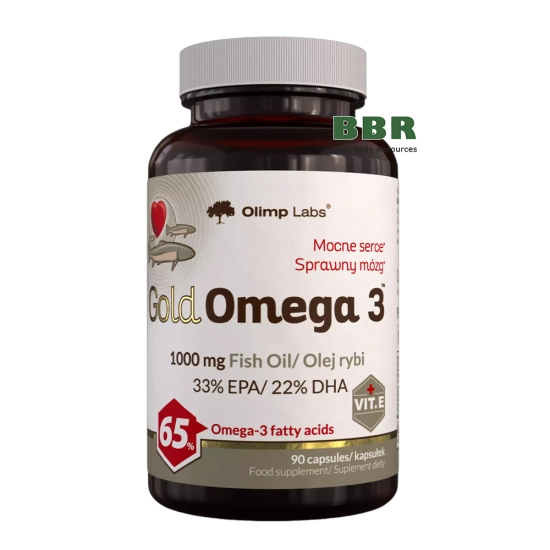 Gold Omega 3 90 Softgels, Olimp фото
