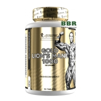 Gold Lion`s Mane 1000mg 90 Tabs, Kevin Levrone