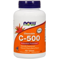 Vitamin C-500 100 Tab, NOW Foods