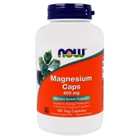 Magnesium 400mg 180 Caps, NOW Foods