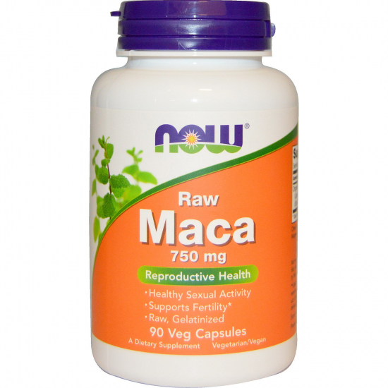 Maca 750mg 90 Veg Caps, NOW Foods фото