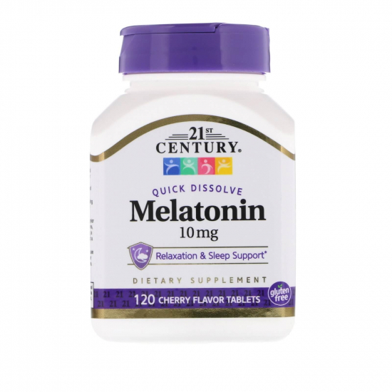 Melatonin 10mg 120tab, 21st Century фото