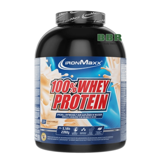 100% Whey Protein 2350g, IronMaxx фото