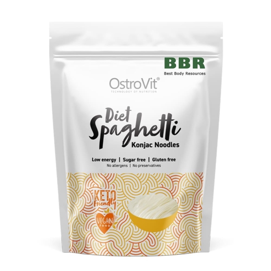 Dier Spaghetti Konjac Noodles 400g, OstroVit фото