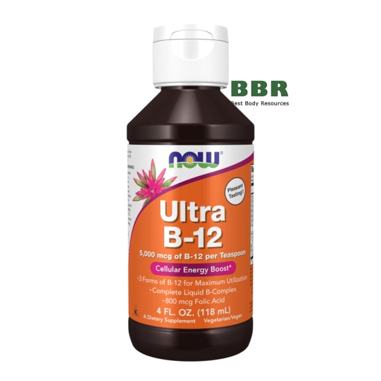 Ultra B-12 118ml, NOW Foods фото