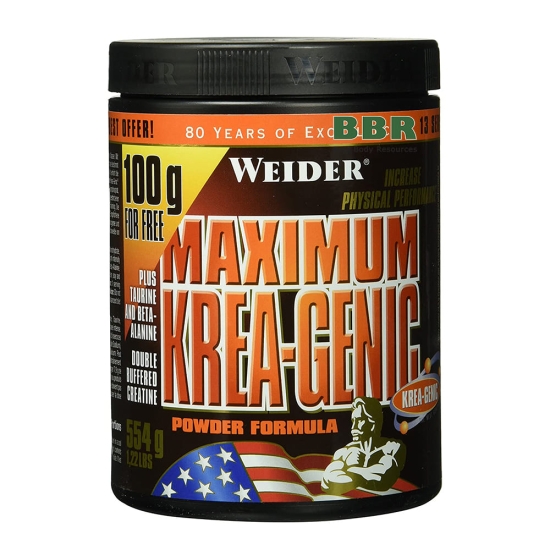 Maximum Krea-Genic Powder 554g, Weider фото