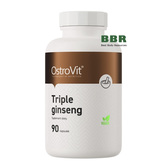 Triple Ginseng 90 Caps, OstroVit фото