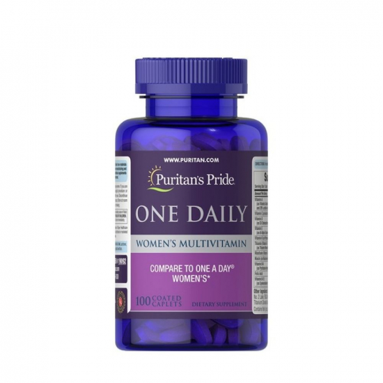 One Daily Womens Multivitamin 100 Tabs, Puritans Pride картинка One Daily Womens Multivitamin 100 Tabs, Puritans Pride фото