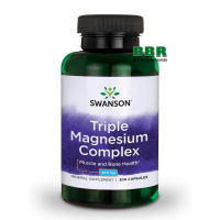 Triple Magnesium Complex 400mg 300 Caps, Swanson (Caps)