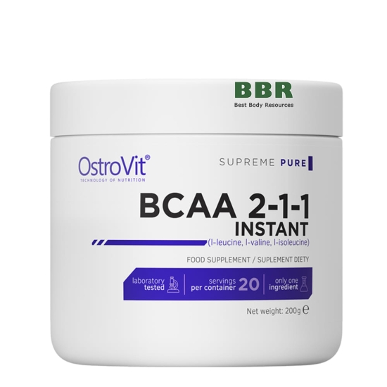 BCAA  Instant 2:1:1 200g, OstroVit фото