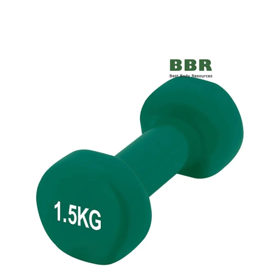 Гантель виниловая 4125 1.5кг, Power Play фото