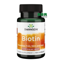 Biotin 5000mcg 100 Caps, Swanson (Caps)