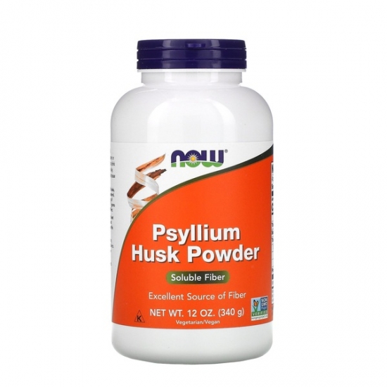 Psyllium Husk Powder 340g, NOW Foods (Pure) фото