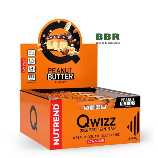 Qwizz Protein Bar 60g, Nutrend фото
