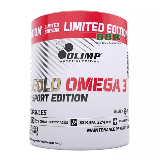 Gold Omega 3 Sport 200 Softgels, Olimp фото