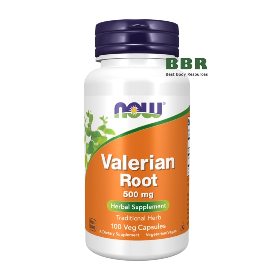 Valerian Root 500mg 100 Caps, NOW Foods фото