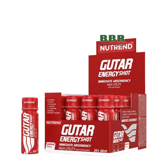 Gutar Energy Shot 60ml, Nutrend фото
