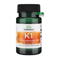 Vitamin K1 100mcg 100 Tabs, Swanson