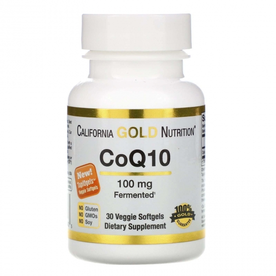 CoQ10 100mg 30 sofgels, California GOLD Nutrition фото