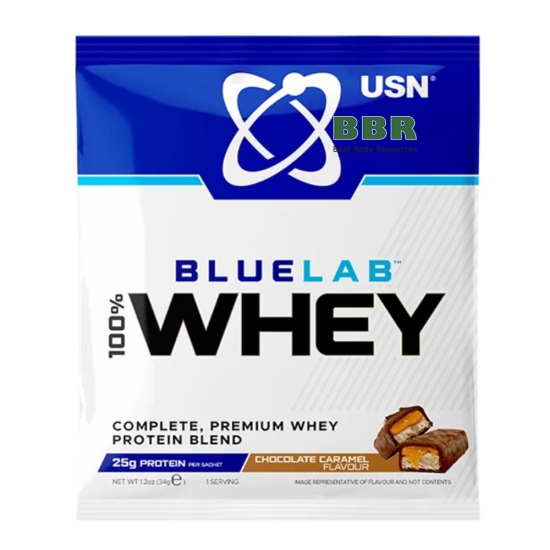BlueLab 100% Whey Protein 26g, USN фото