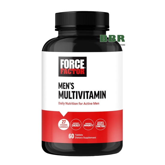 Mens Multivitamin 60 Tabs, Force Factor картинка Mens Multivitamin 60 Tabs, Force Factor фото