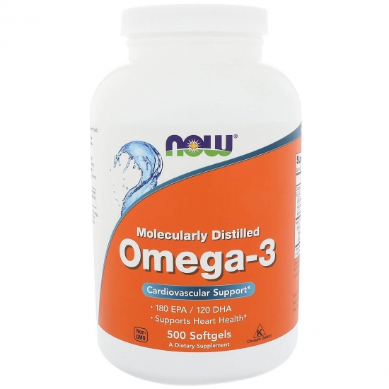 Omega 3 500 Caps, NOW Foods картинка Omega 3 500 Caps, NOW Foods фото