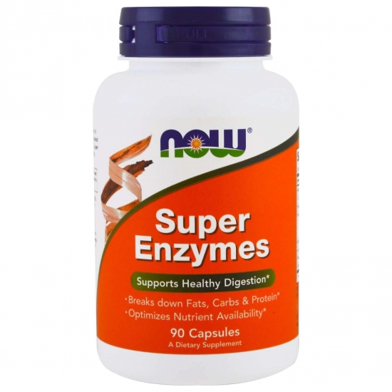 Super Enzymes 90 Caps, NOW Foods картинка Super Enzymes 90 Caps, NOW Foods фото
