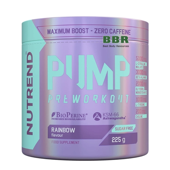 PUMP Pre-Workout 225g, NUTREND фото
