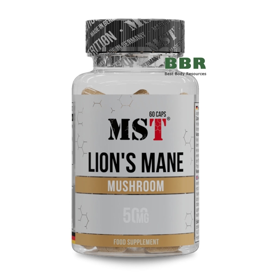 Lion`s Mane Mushroom 500mg 60 Caps, MST фото