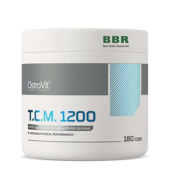 Tri Creatine Malate 1200mg 180 Caps, OstroVit фото