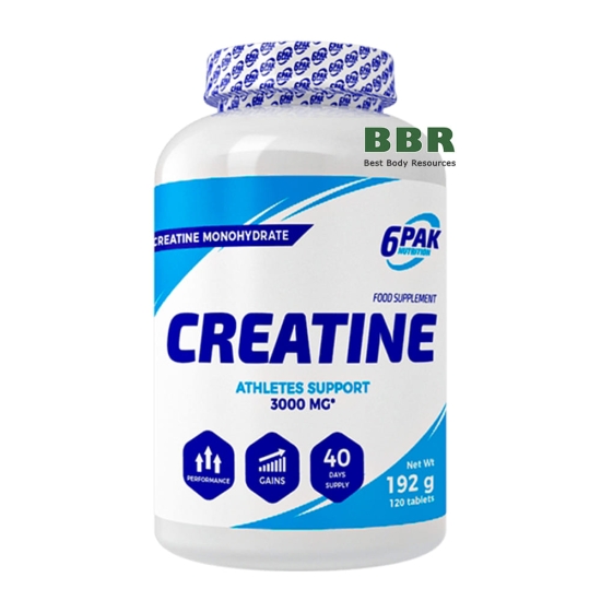 Creatine 3000mg 120 Tabs, 6PAK фото