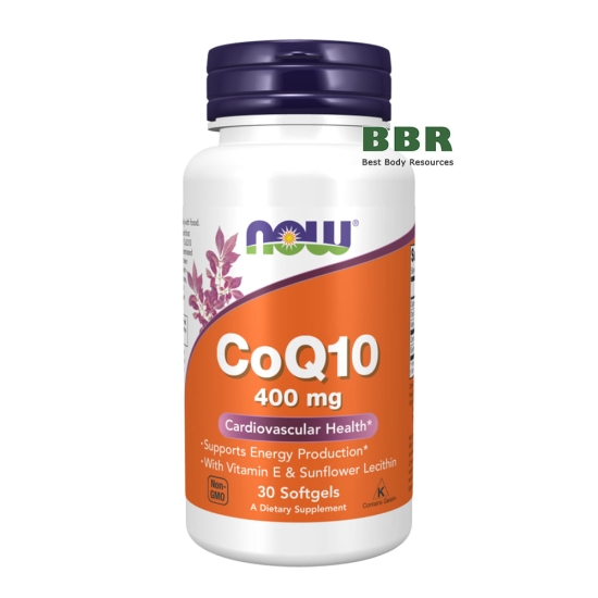 CoQ10 400mg 30 Caps, NOW Foods фото