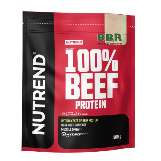 100% BEEF Protein 900g, NUTREND фото