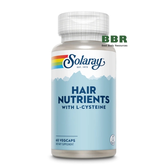 Hair Nutrients 60 Veg Caps, Solaray фото
