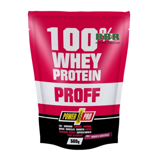 100% Whey Protein Proff 500g, PowerPro фото