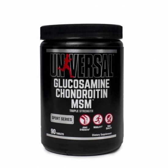 Glucosamine Chondroitin MSM Triple Strength 90 Tabs, Universal Nutrition картинка Glucosamine Chondroitin MSM Triple Strength 90 Tabs, Universal Nutrition фото