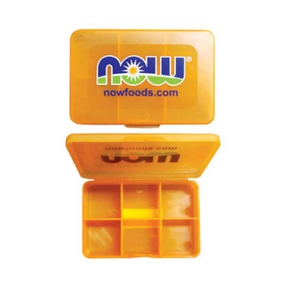 Таблетница 6 Day, NOW Foods (Orange) фото