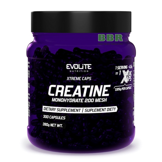 Creatine Monohydrate 300 Caps, Evolite фото