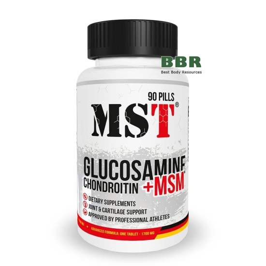 Glucosamine Chondroitin MSM 90 Tabs, MST фото